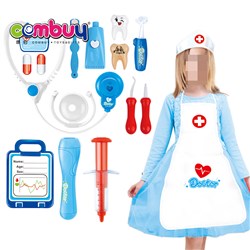 KB013104 KB013105 - Girls boys medical toy pretend play set kids toy nurse uniform